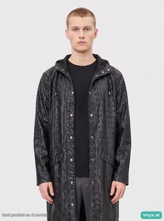 Second Life - Vintage RAINS Black Outdoor Jacket Men M