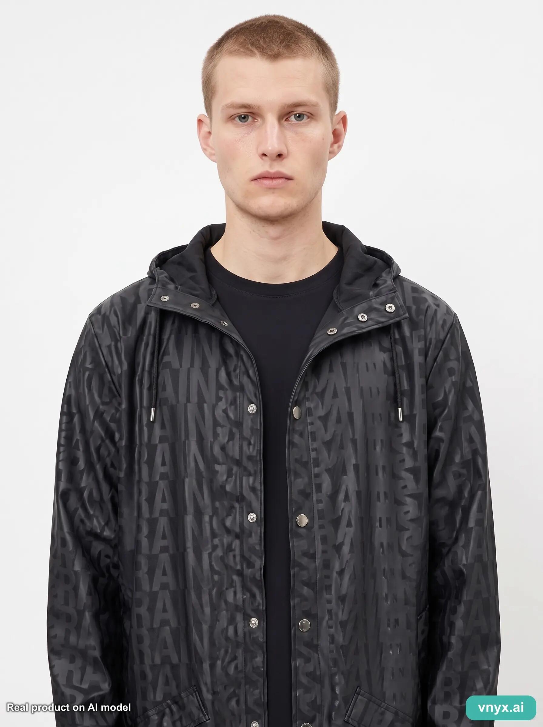 Second Life - Vintage RAINS Black Outdoor Jacket Men M 4/5