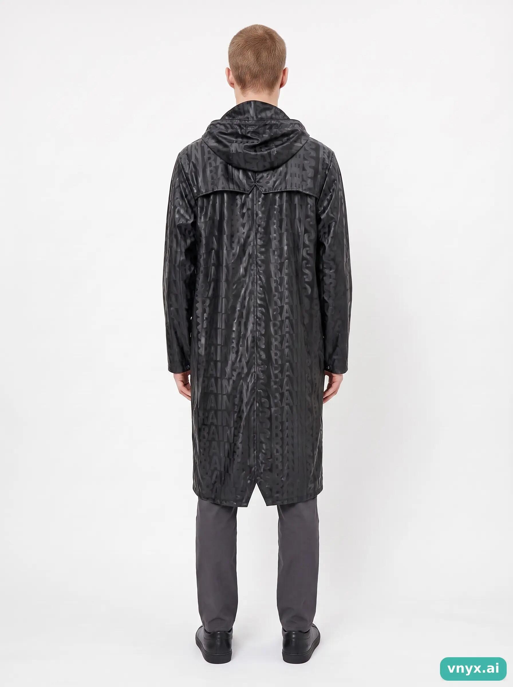 Second Life - Vintage RAINS Black Outdoor Jacket Men M 3/5