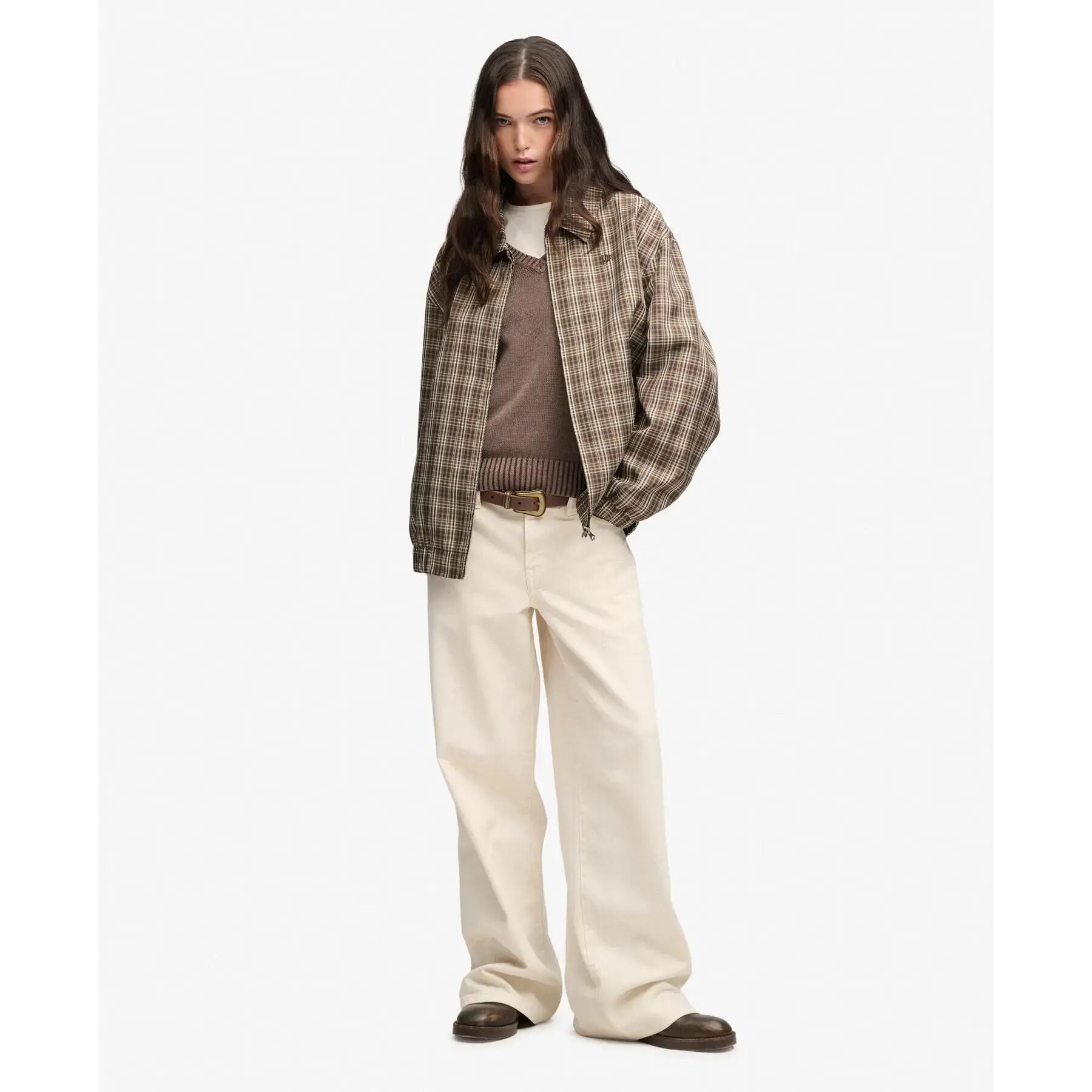 Geruite damesjas Superdry 4/7