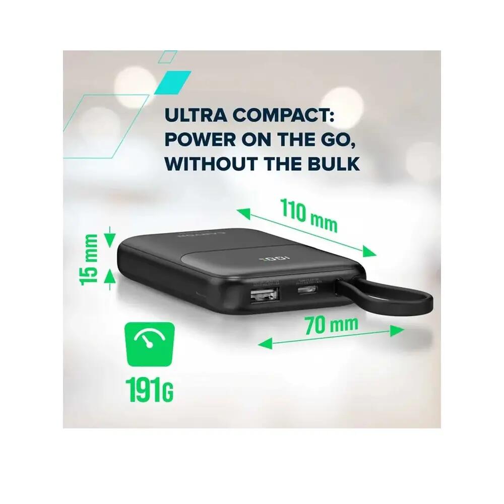 Batería externa Canyon OnPower 101 10000 mAh PD22.5W Negra 7/10