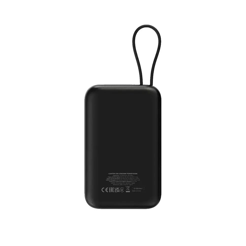 Batería externa Canyon OnPower 101 10000 mAh PD22.5W Negra 2/10
