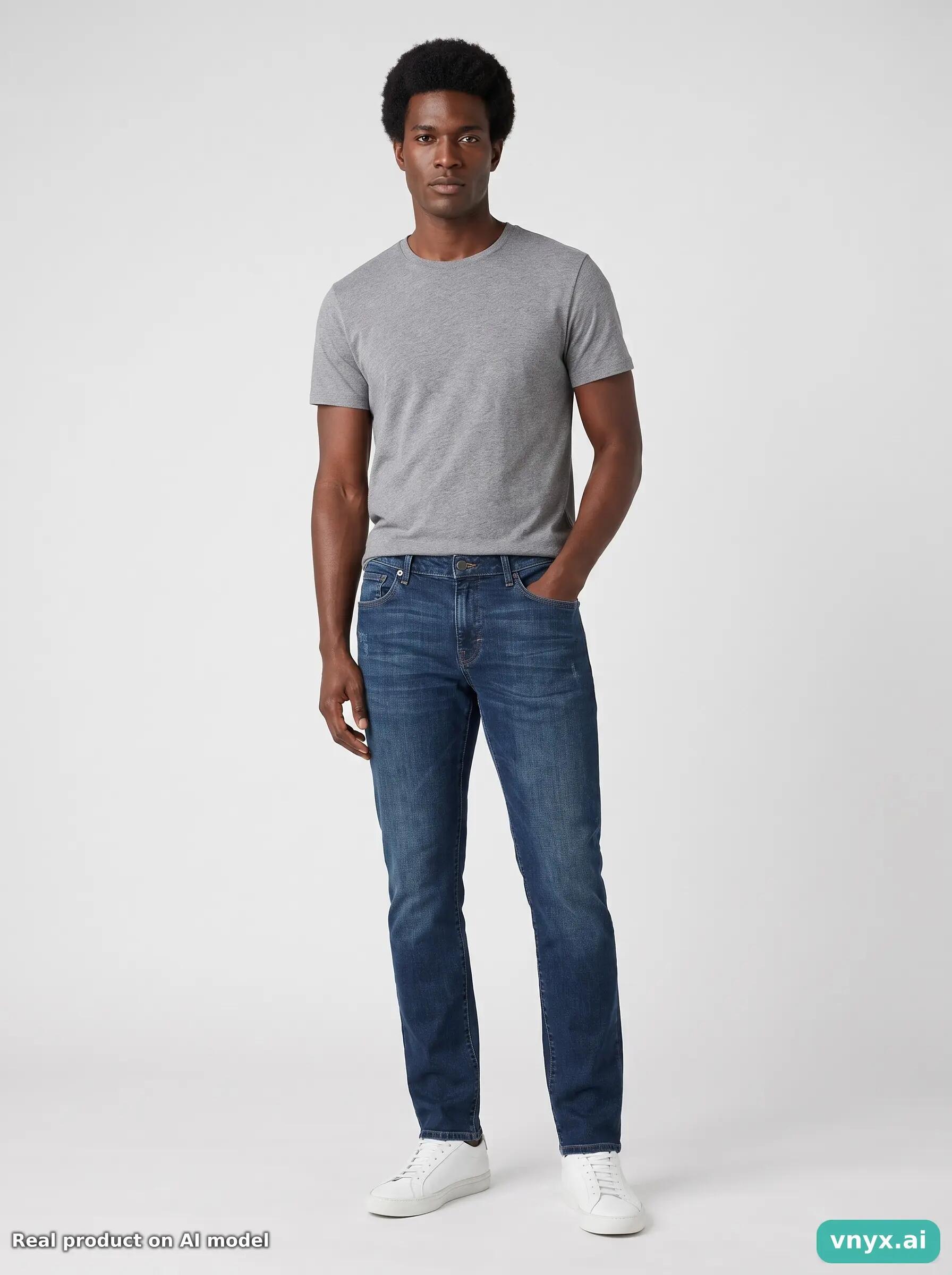 Second Life - Wrangler Blue Jeans Men 32 L34 5/5