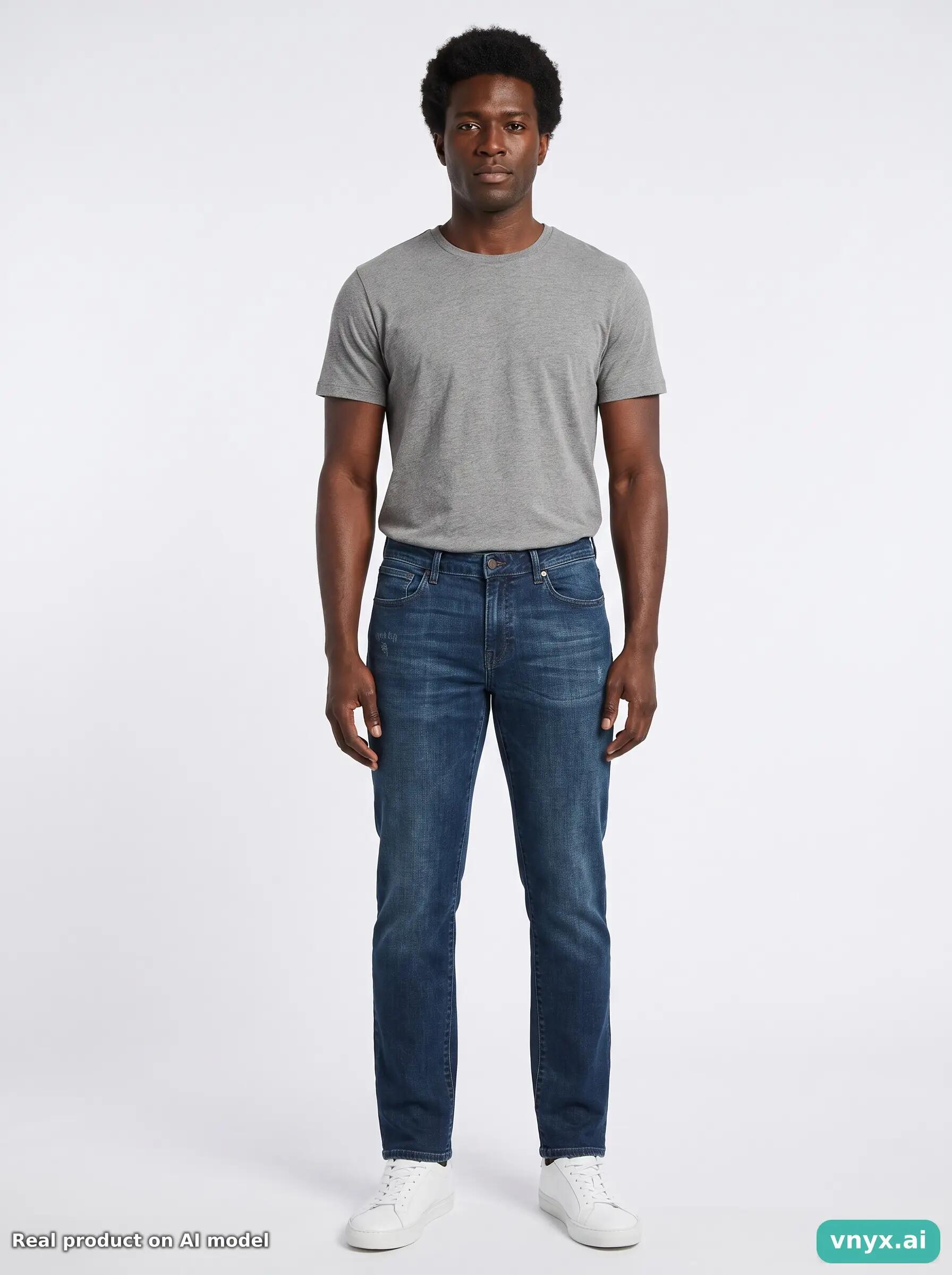 Second Life - Wrangler Blue Jeans Men 32 L34 3/5