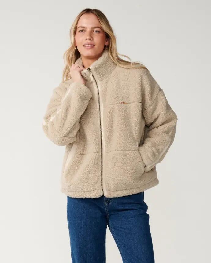 Giacca in pile da donna Rip Curl "CALA NIGHTS SHERPA JACKET" 6/6