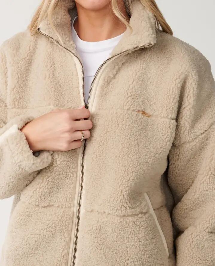 Giacca in pile da donna Rip Curl "CALA NIGHTS SHERPA JACKET" 3/6
