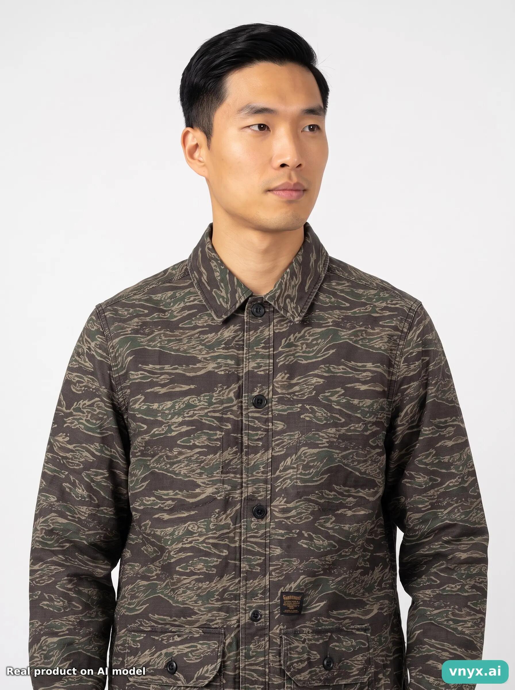 Second Life - Vintage Carhartt Green Camo Outdoor Jacket Men XS 5/5