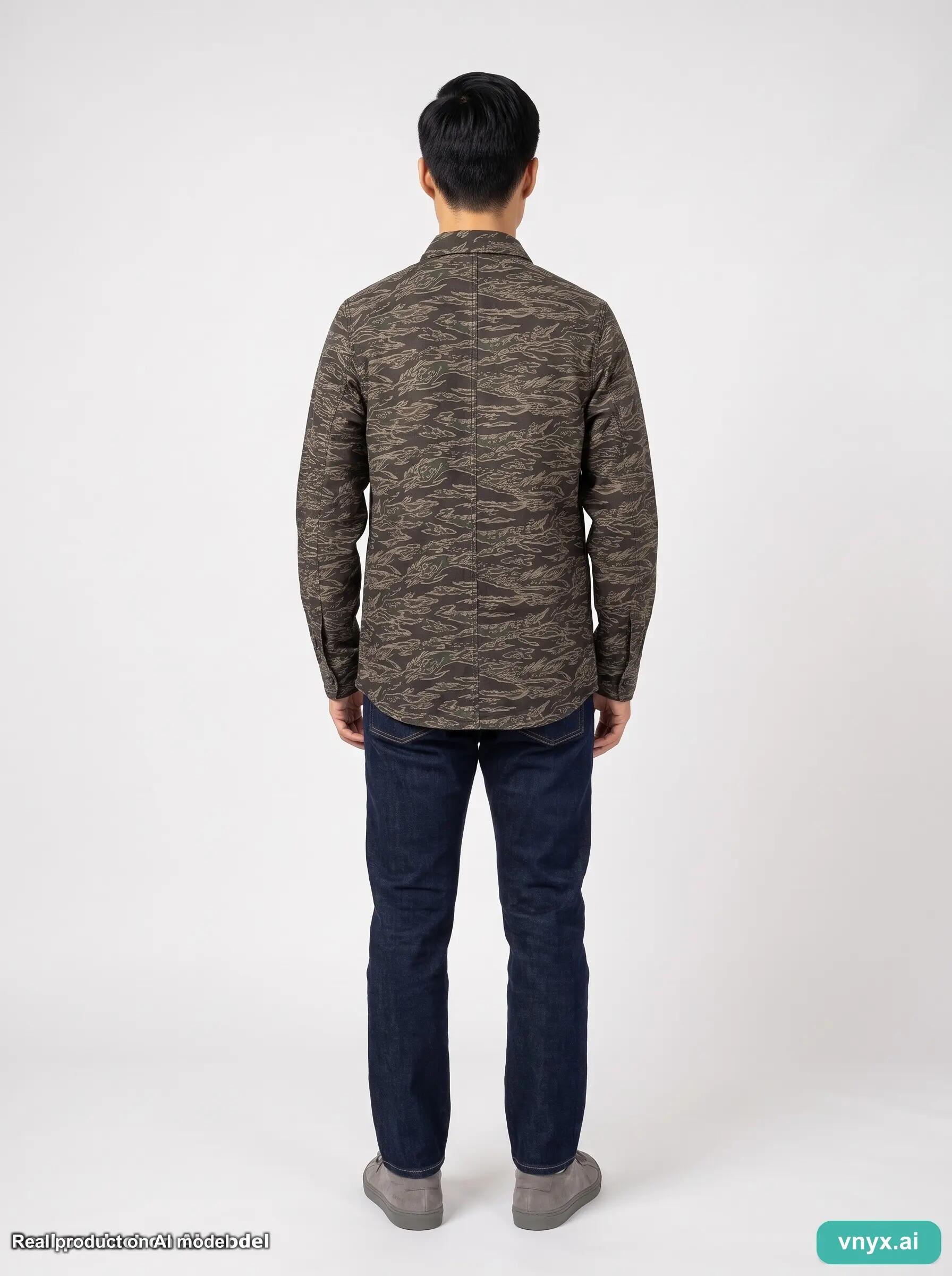 Second Life - Vintage Carhartt Green Camo Outdoor Jacket Men XS 3/5