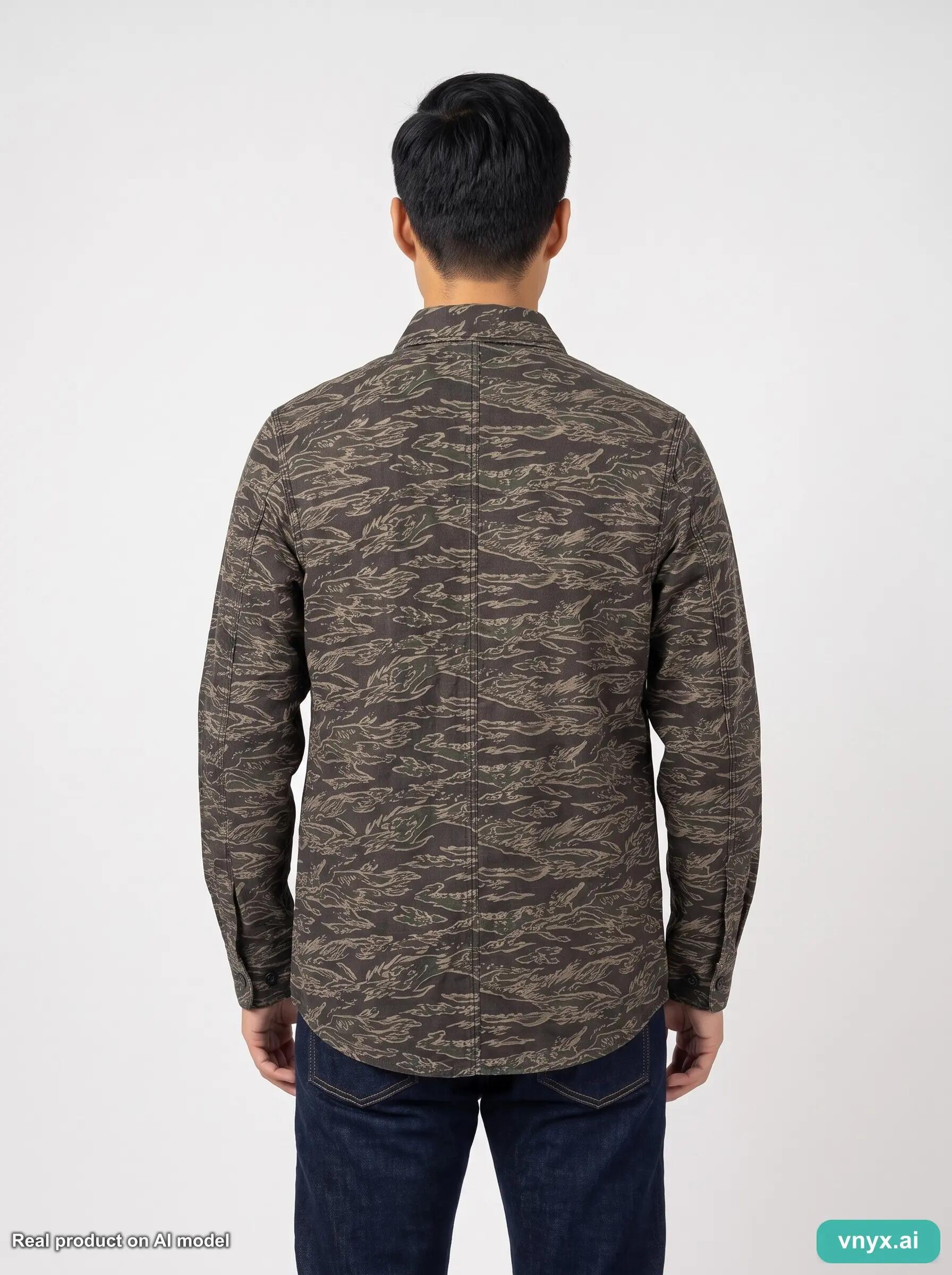 Second Life - Vintage Carhartt Green Camo Outdoor Jacket Men XS 2/5