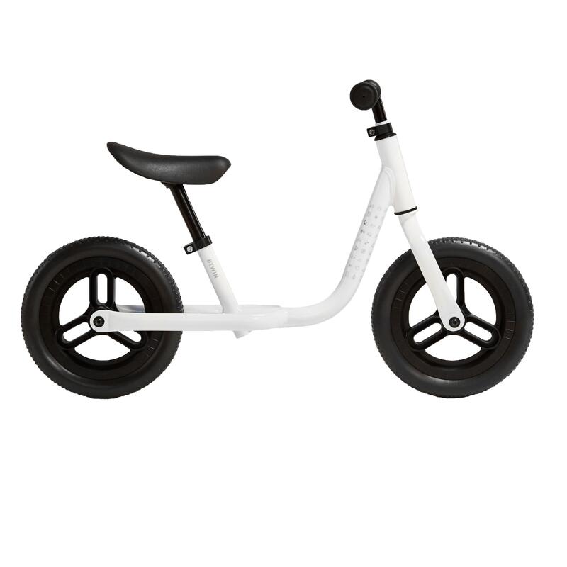 Reconditionné - DRAISIENNE ENFANT 10 POUCES RUNRIDE 100 BLANC/NOIR - Très bon