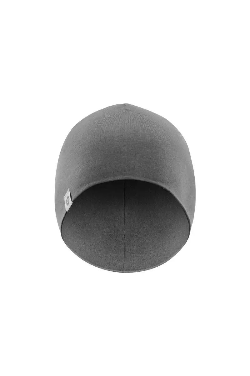 CZAPKA ROWEROWA SILK AND WOOL 18250005-GREY 2/2