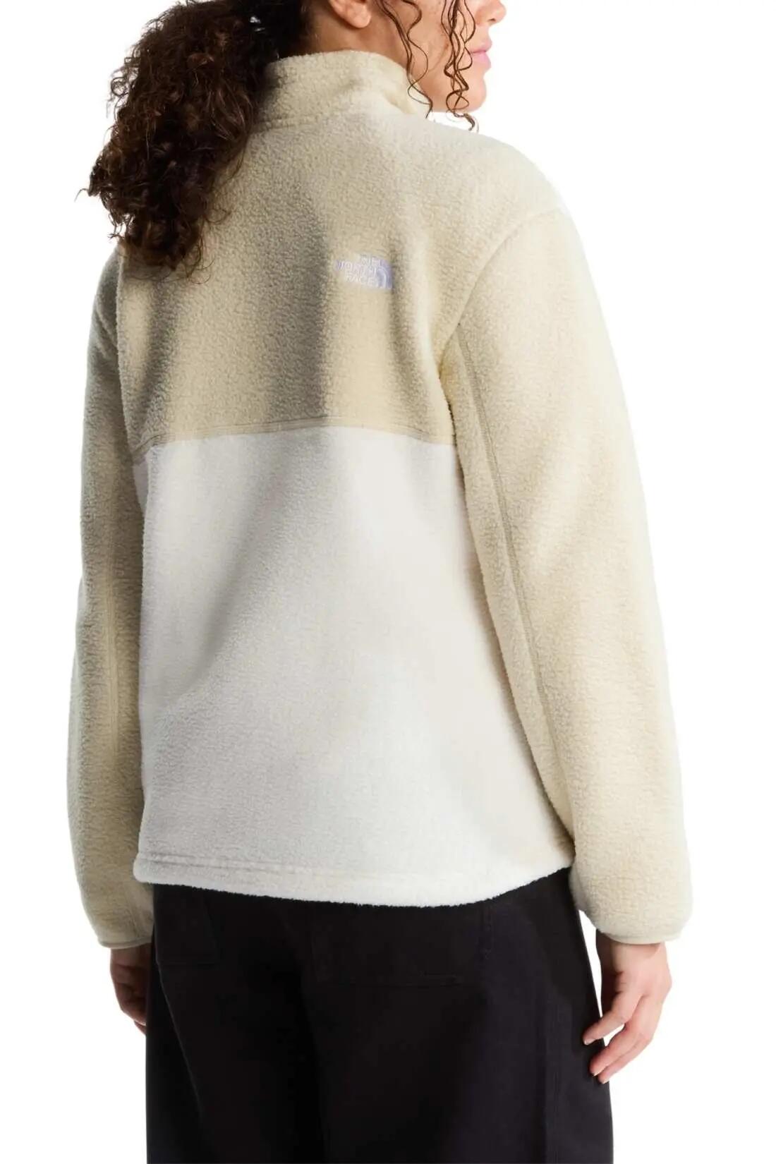 Fleecejas - Sportkleding - Dames - Yumiori - Met ritssluiting en zakken - Ivoor 3/5