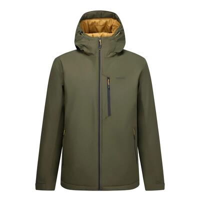 Waterdichte jas voor heren van allston (donker khaki/bosbruin)
