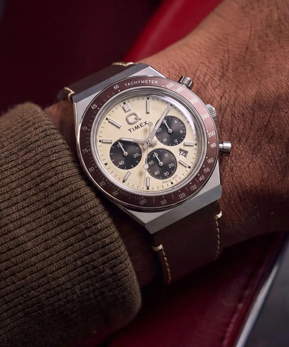 Timex Chronograph Uhr Braun/Beige TW2Y88700 6/6