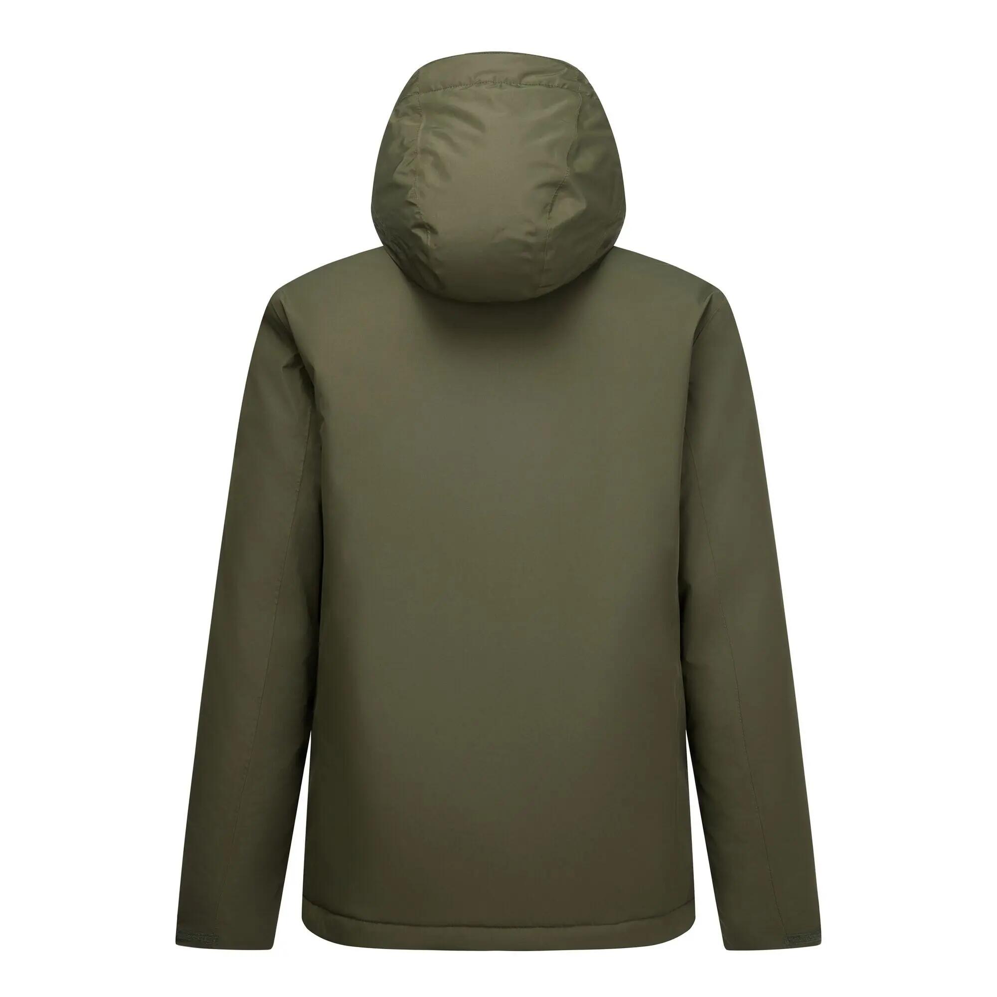 Casaco impermeável Allston para homem (Cáqui escuro/Madeira castanha) 2/7