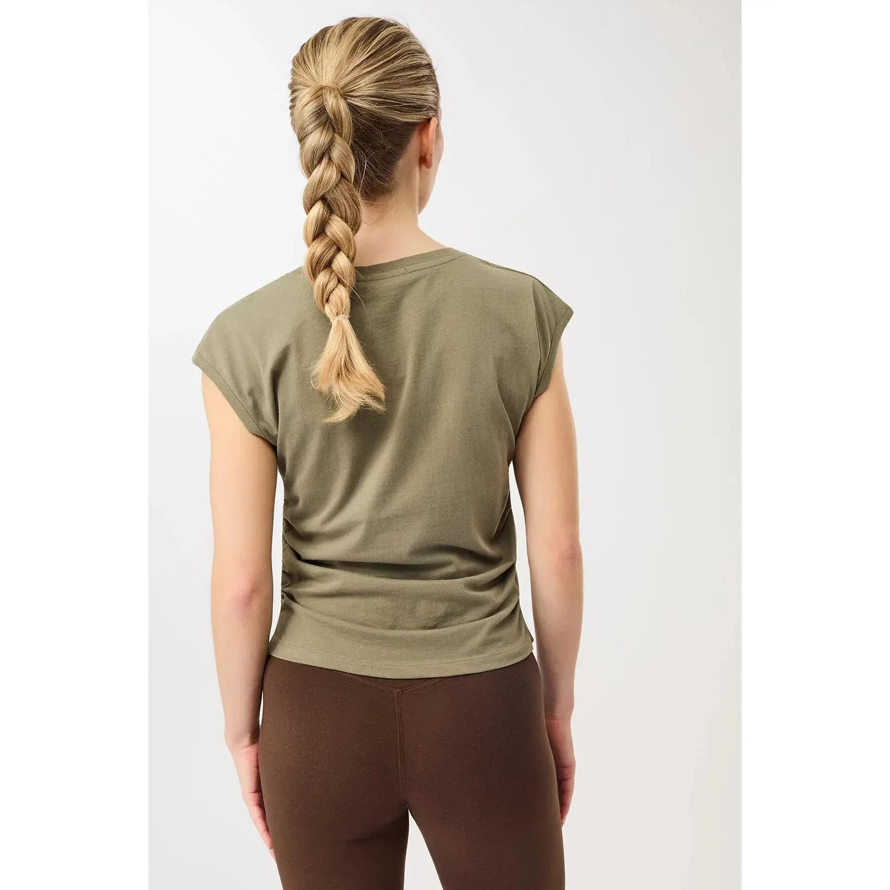 Damen-T-Shirt mit seitlichen Rüschen Mandala 2/4