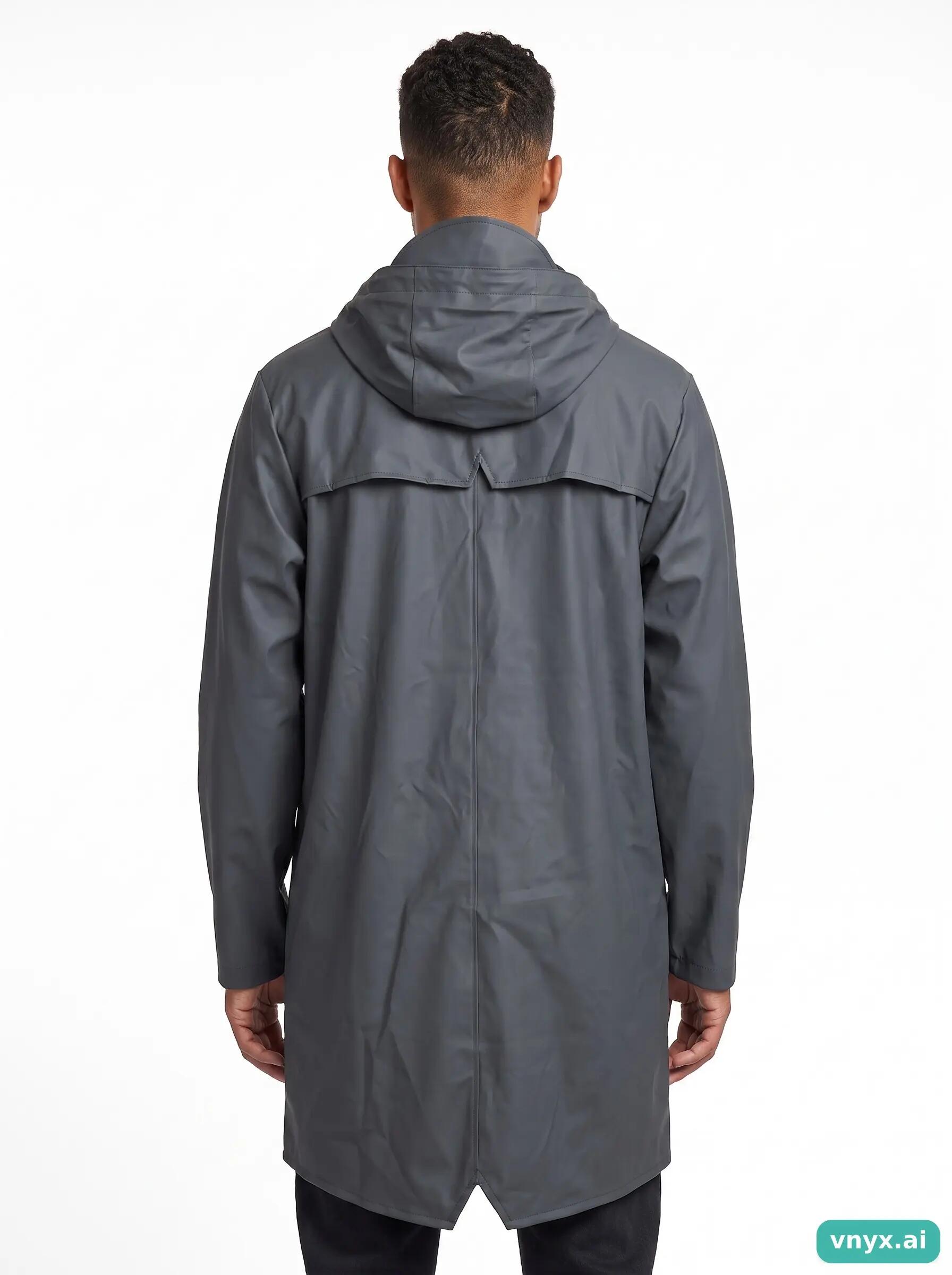 Second Life - Vintage RAINS Charcoal Jacket Outdoor Jacket Men S 2/5