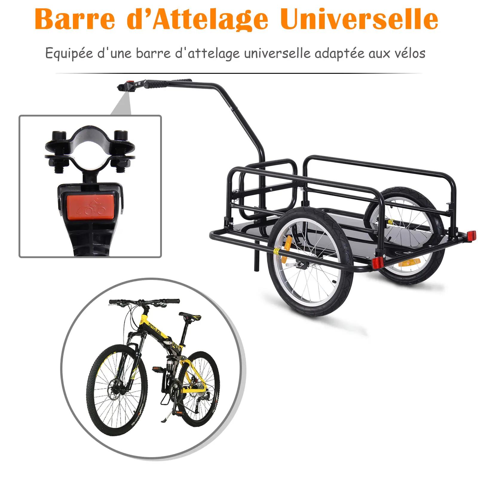 Remorque de vélo en acier 4/5