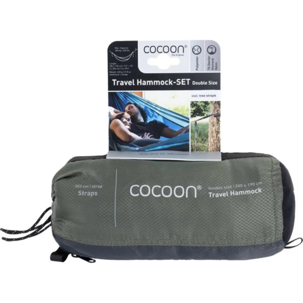 Cocoon Travel Hammock Set Double Cypress Green 285x190cm 2/5