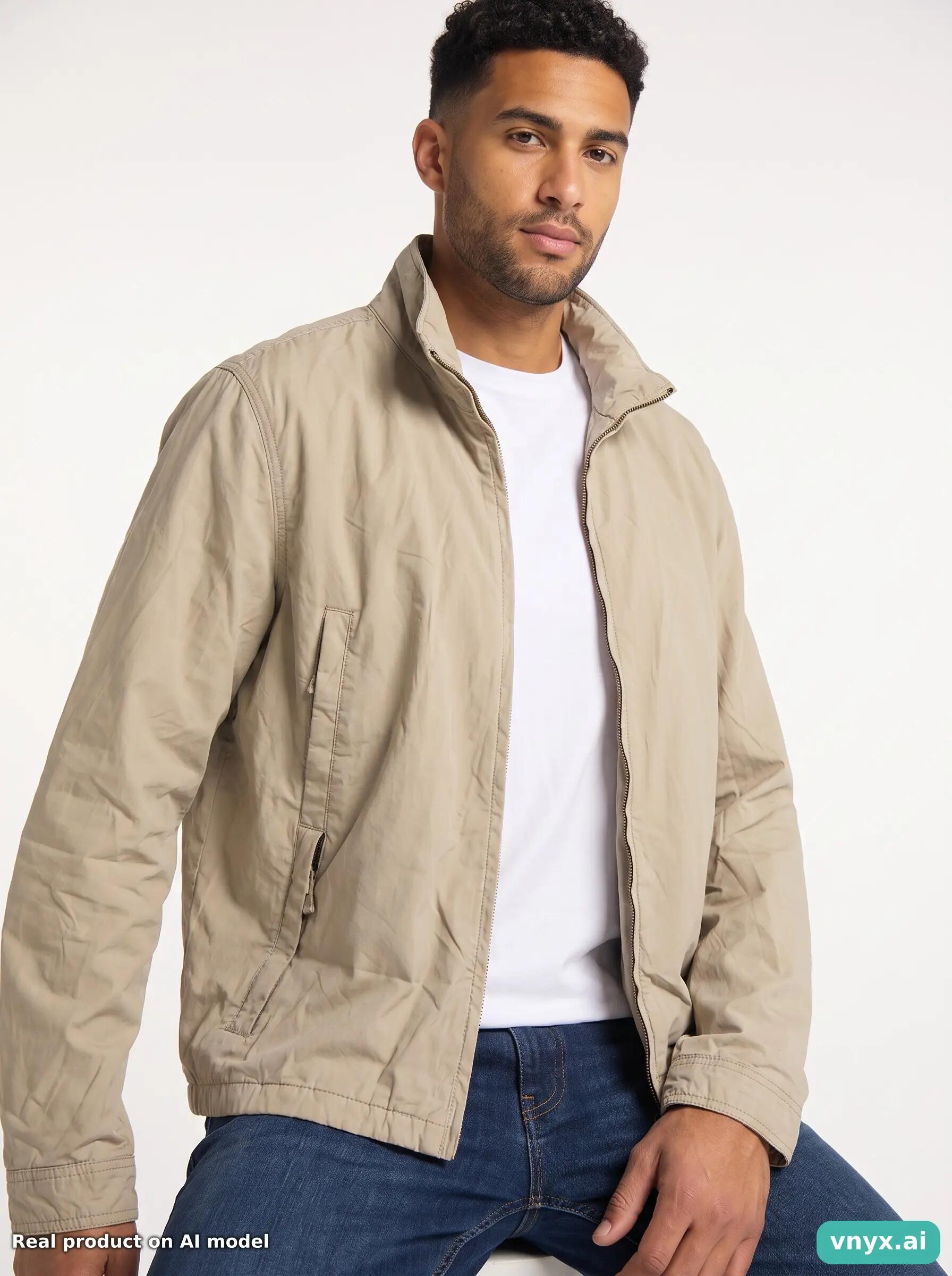 Second Life - Timberland XL/TG Jacket in Beige size W22 Outdoor Jacket 5/5