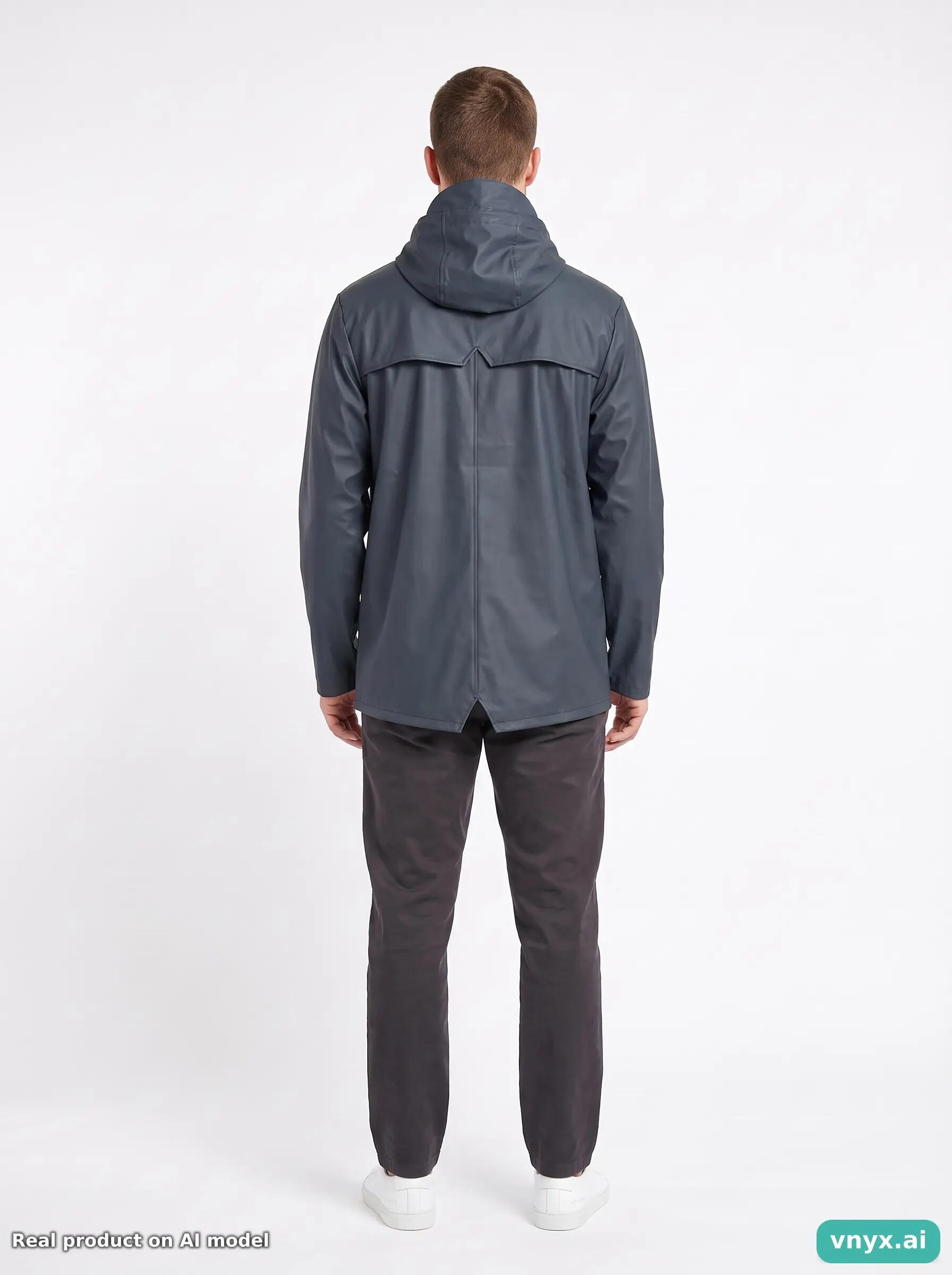 Second Life - Vintage RAINS Navy Outdoor Jacket Men M 4/5