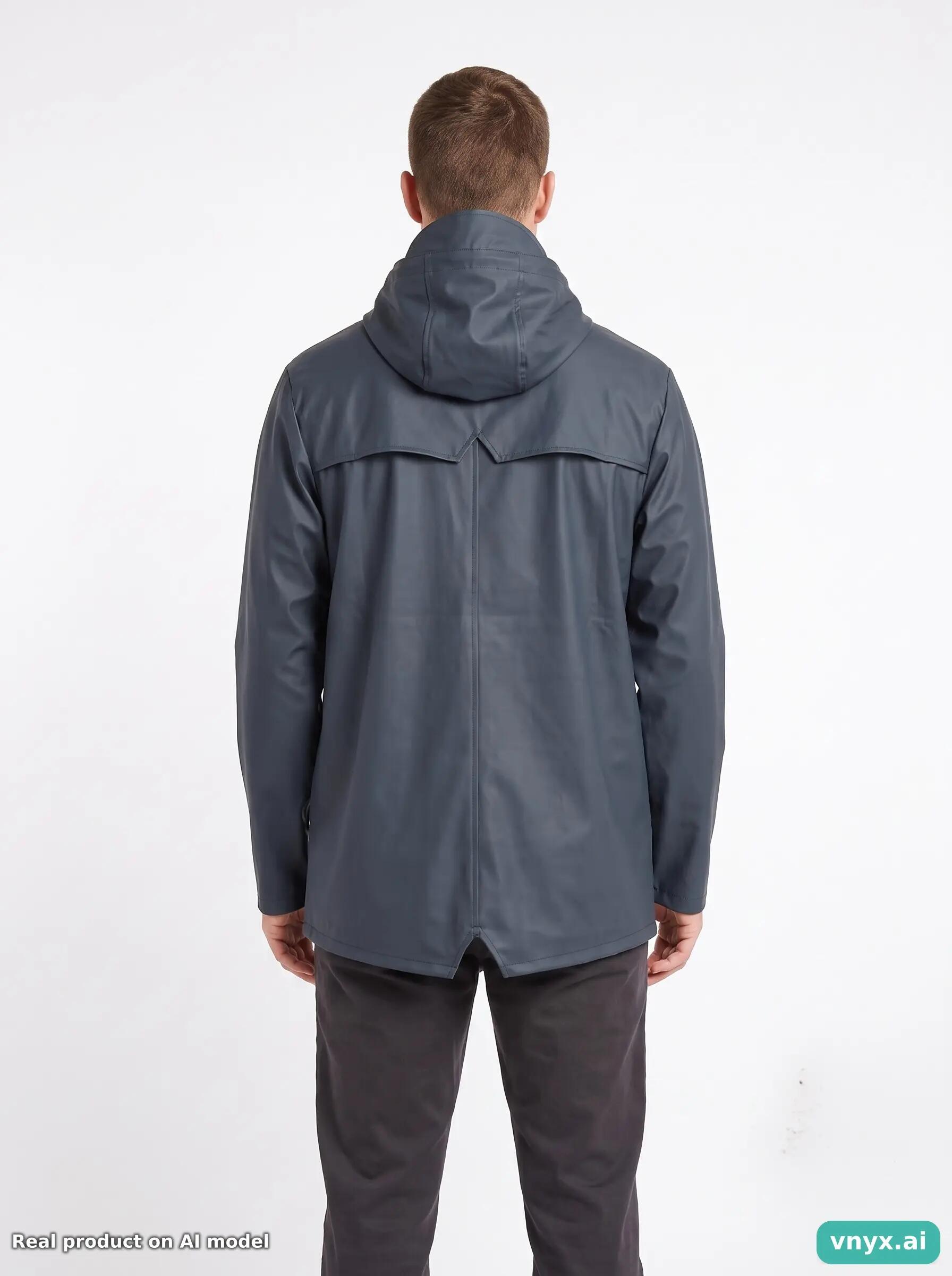 Second Life - Vintage RAINS Navy Outdoor Jacket Men M 2/5
