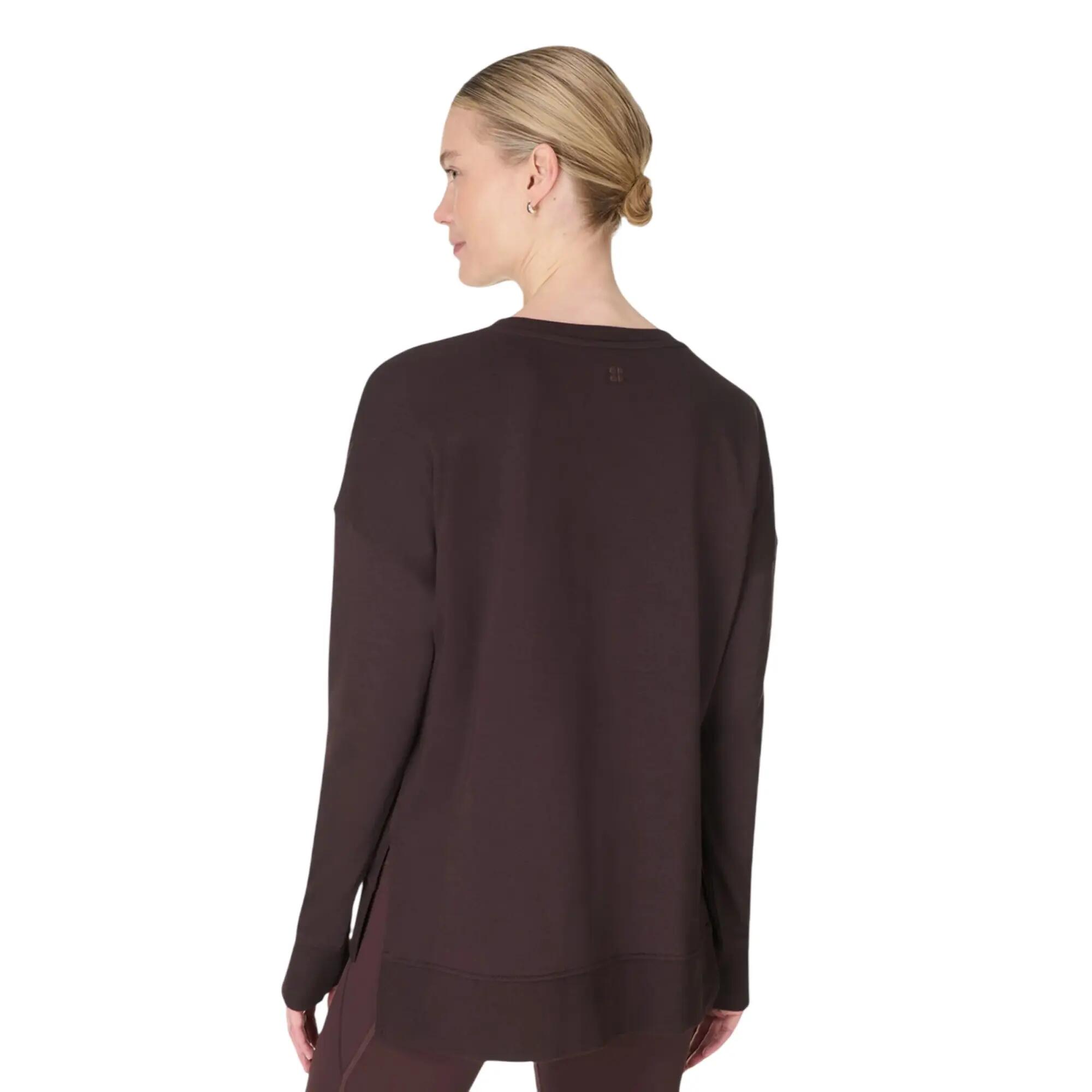 Jersey After Class Diseño Línea Larga para Mujer Marrón sable 3/3