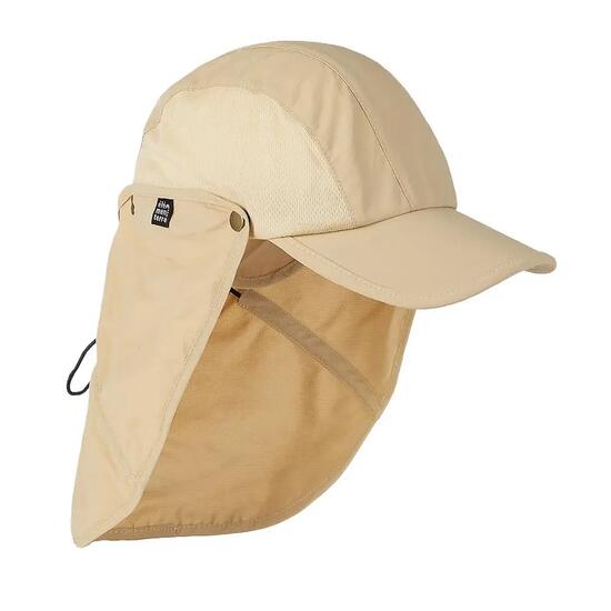M'en Terre Éléa Kinder UV-Schutzkappe Beige