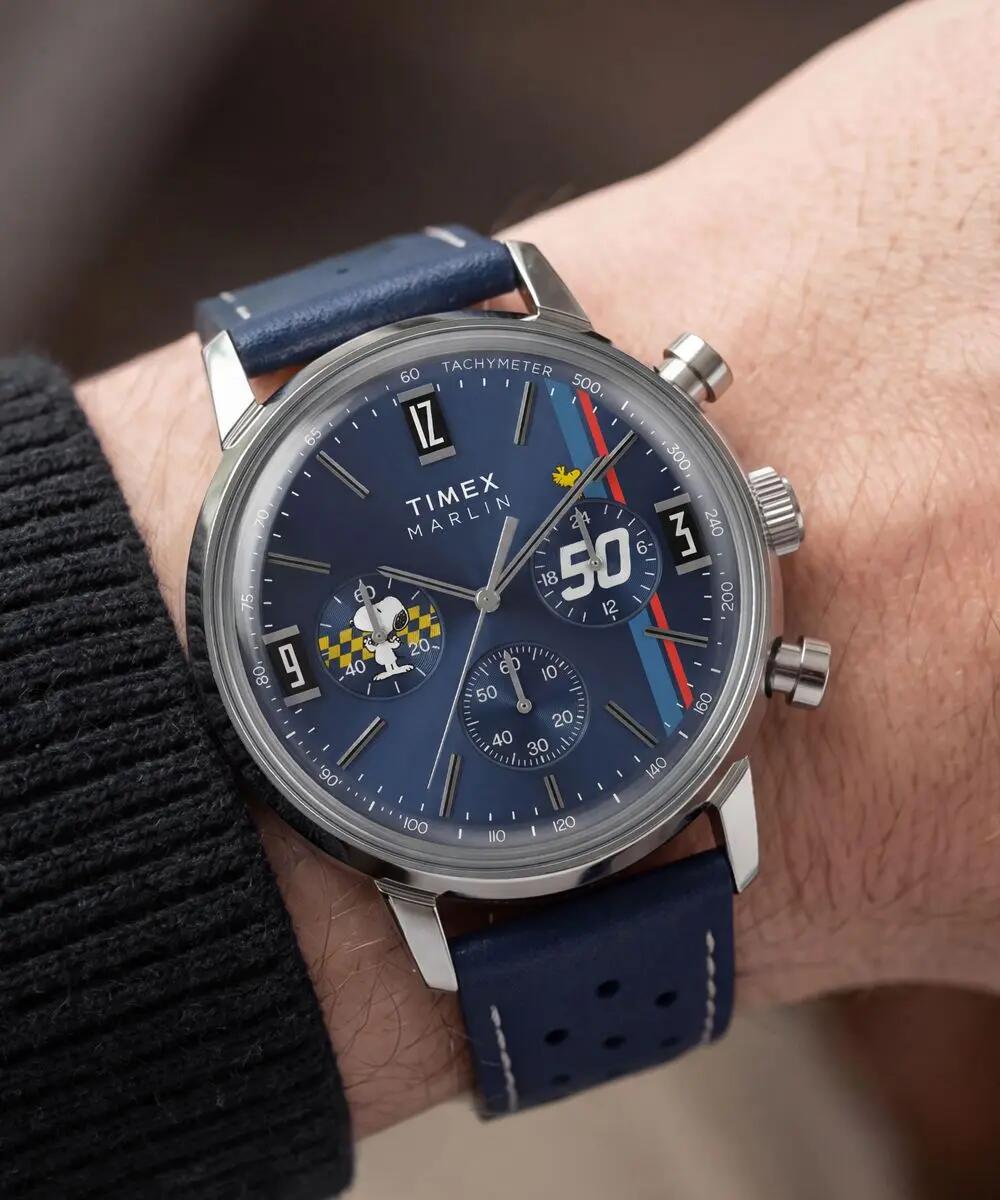 Timex Chronographe Montre Bleu/Bleu TW2Y85300 6/6