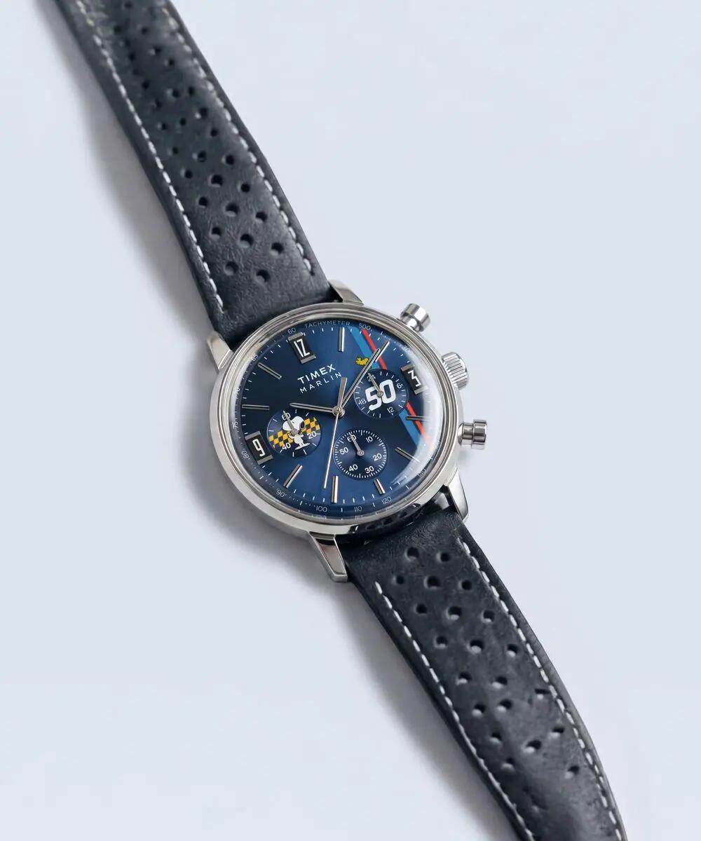Timex Chronographe Montre Bleu/Bleu TW2Y85300 5/6