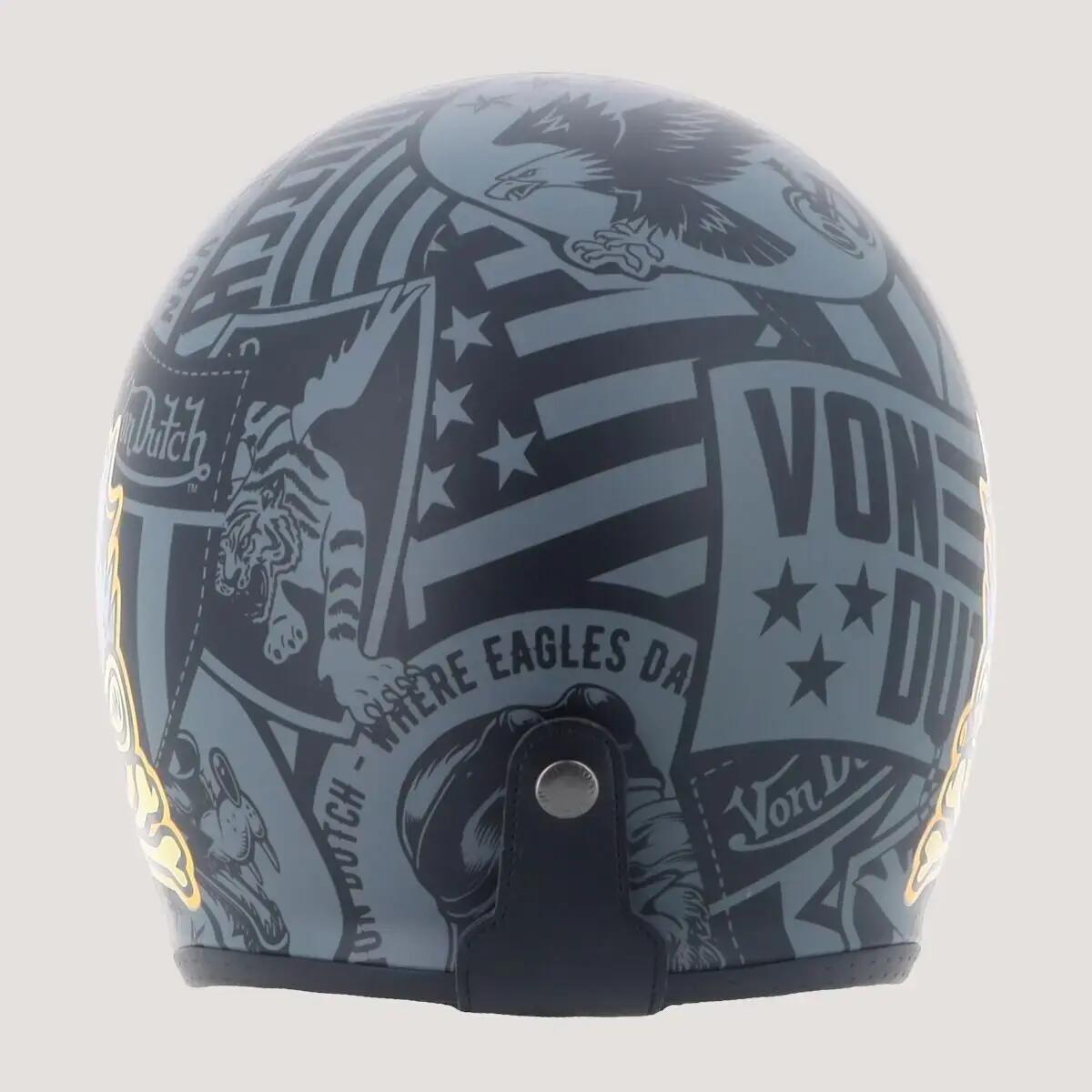 Casque moto jet Von Dutch Big Cat Helmet En-2206 2/2