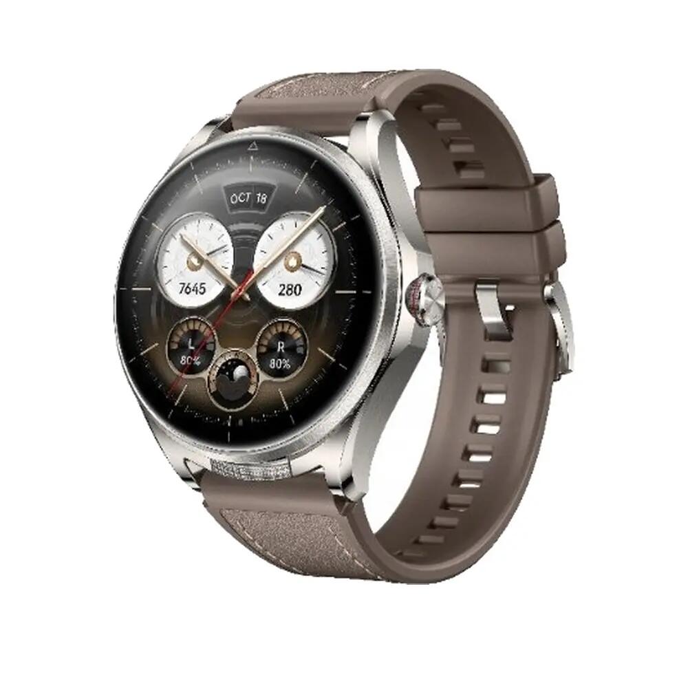 Slimme horloge Huawei Libra-b19l Bruine leren band 4/5