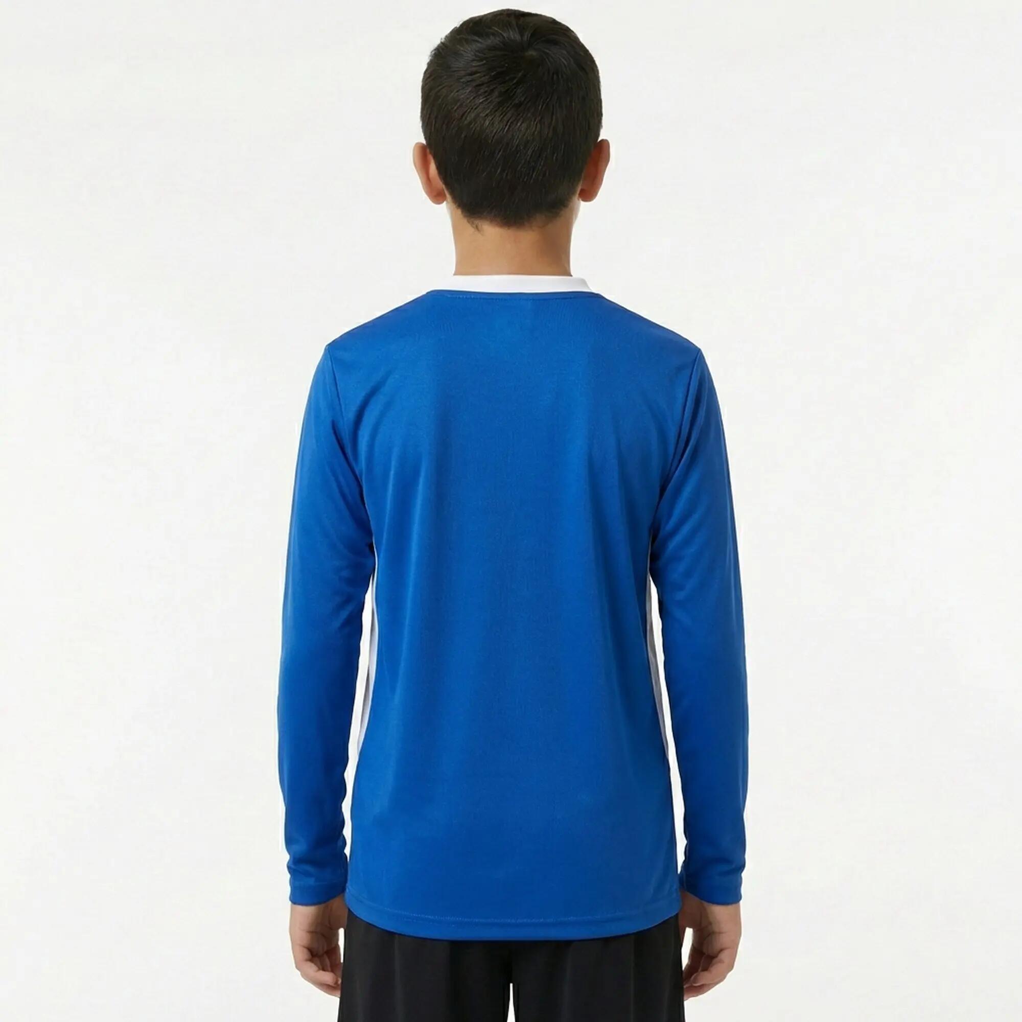 5-Pack Football Shirts DUSSELDORF Long Sleeve Sky Blue-White - Size 3XS (Kids) 2/3