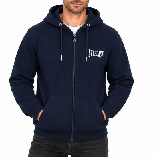 Everlast Heren Zip-Up Hoodie Marineblauw EL011