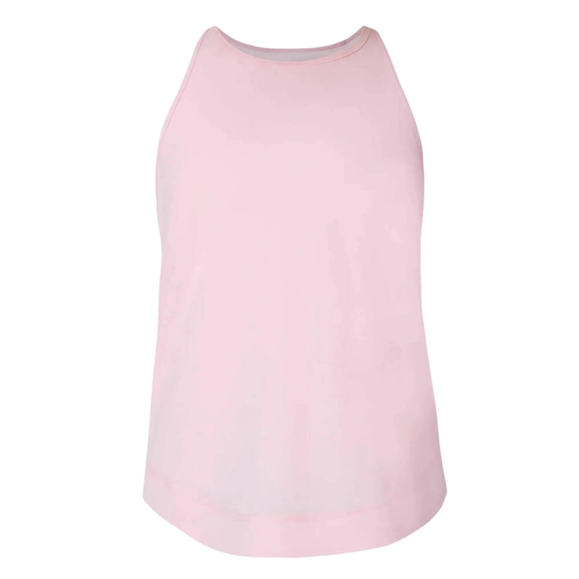 Camiseta Sin Mangas Breathe Easy Corriendo para Mujer Rosa 2/4