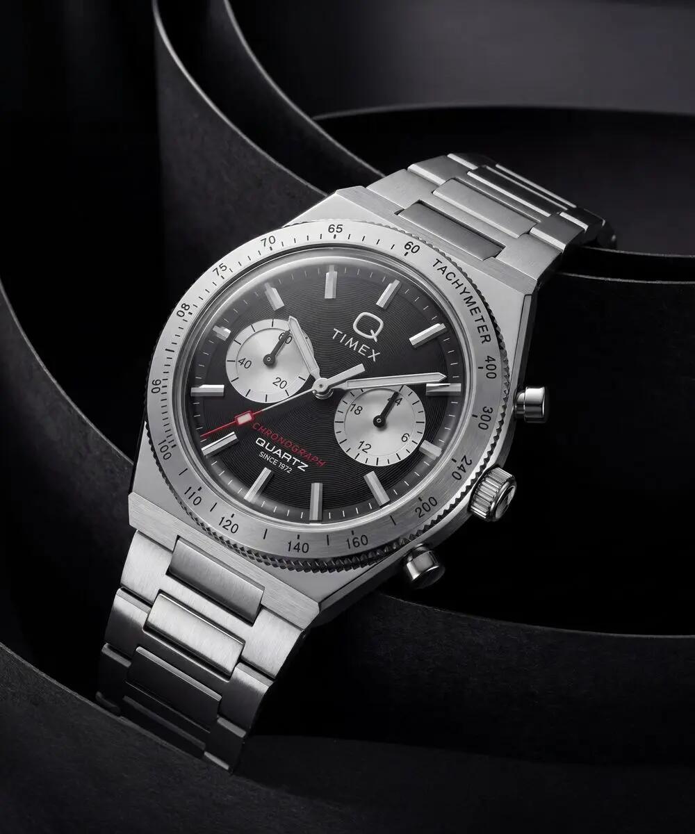 Timex Chronographe Montre Argent/Noir TW2Y93200 5/6