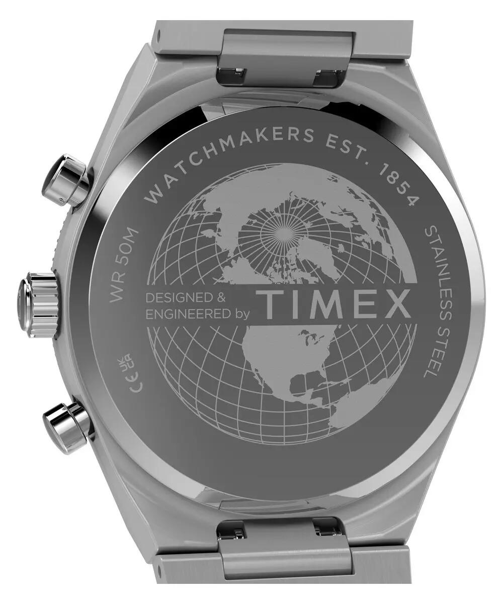 Timex Chronographe Montre Argent/Noir TW2Y93200 4/6