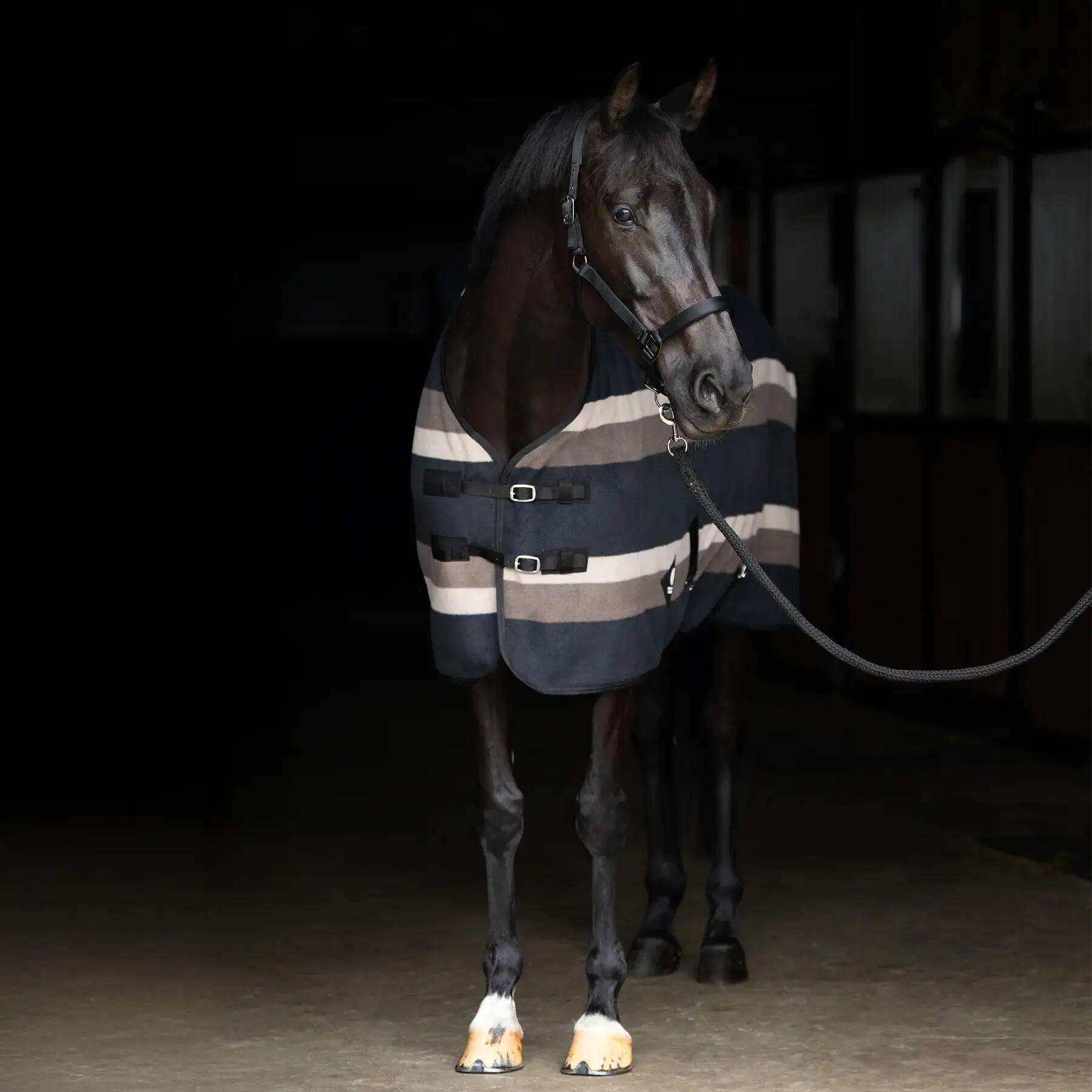 Derka osuszajca polarowa dla koni Imperial Riding Stripe 2/5