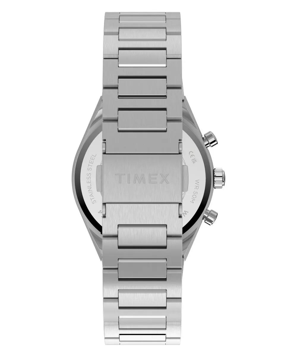 Timex Chronographe Montre Argent/Noir TW2Y93200 2/6