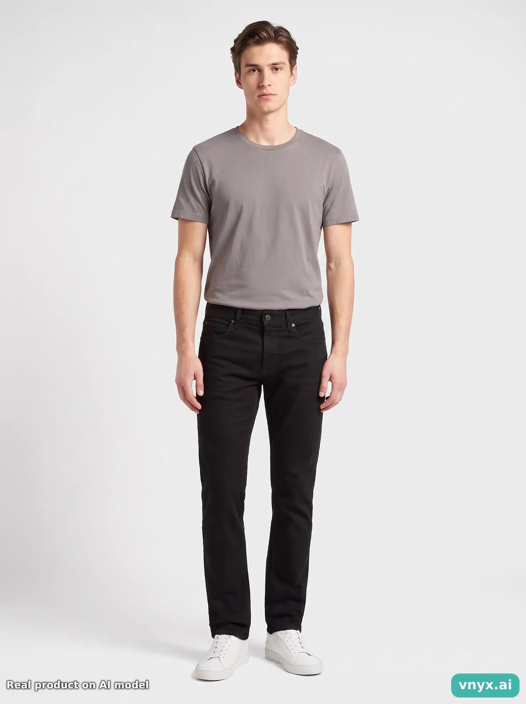 Second Life - Vintage Lee Deep Black Jeans Trousers Women 30 L32 6/6