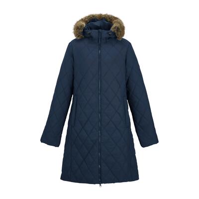 Fionne lang model jas voor dames (marine)
