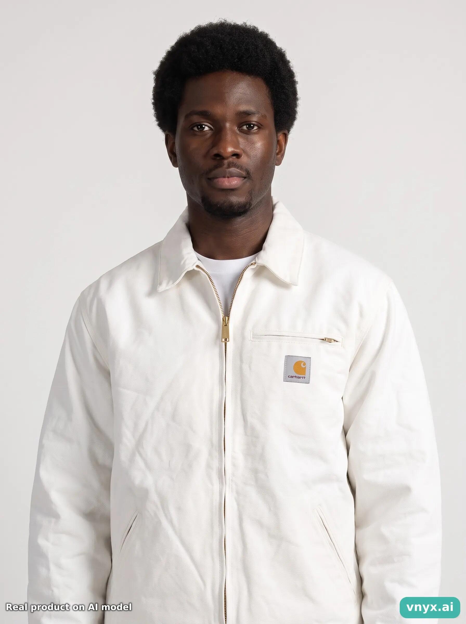 Second Life - Vintage Carhartt Off-White Outdoor Jacket Men XL 5/5