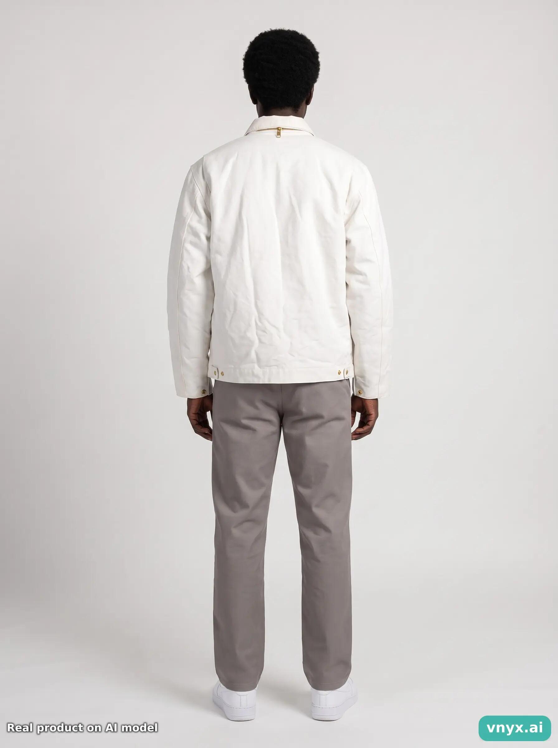 Second Life - Vintage Carhartt Off-White Outdoor Jacket Men XL 4/5