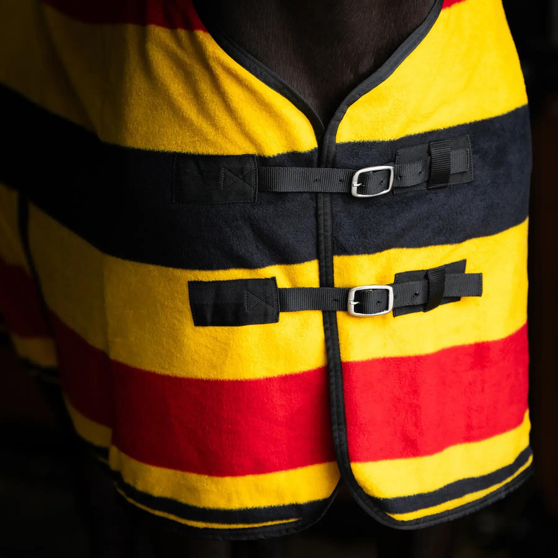 Derka osuszajca polarowa dla koni Imperial Riding Stripe 4/5