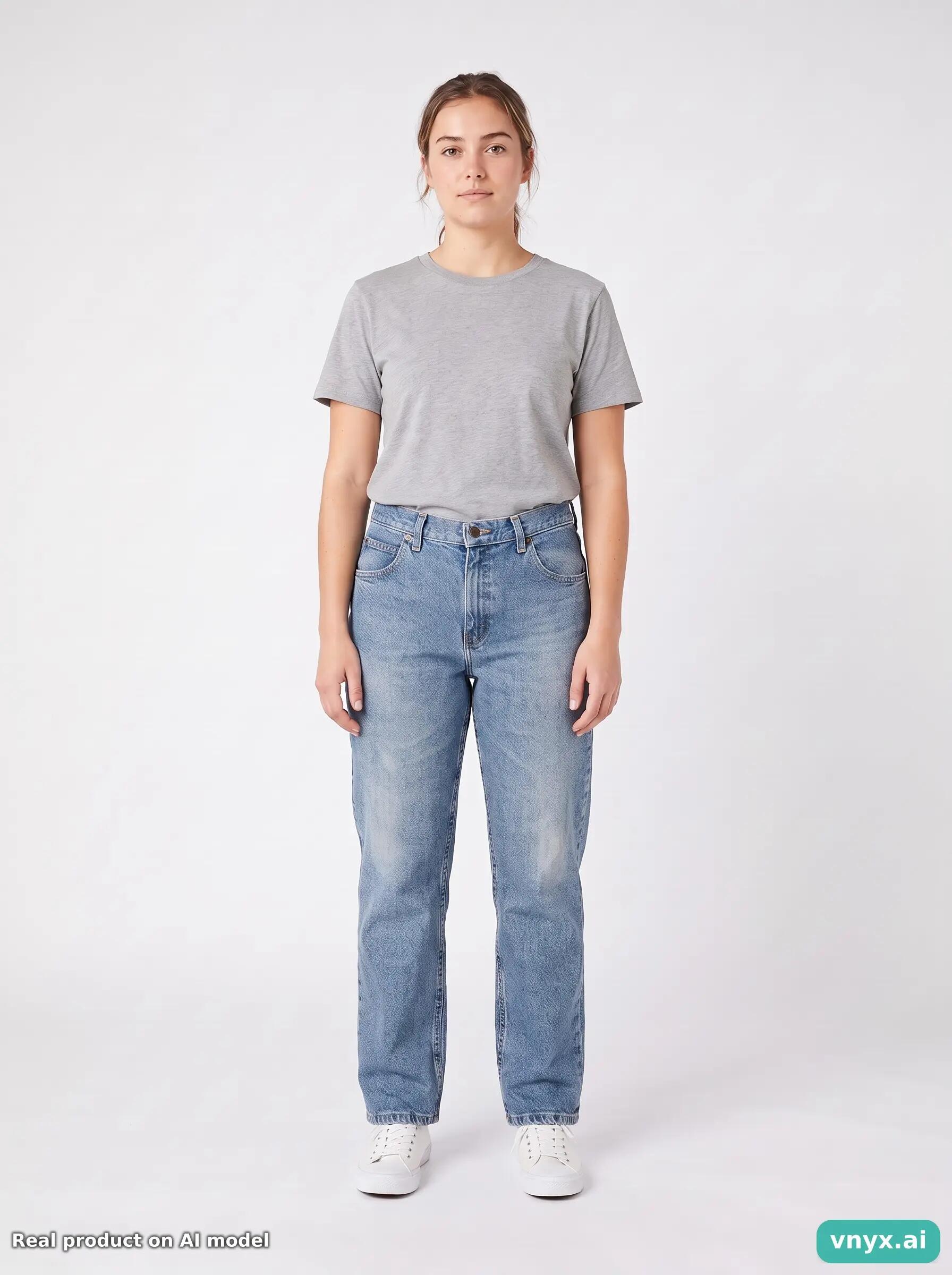 Second Life - Vintage Wrangler Light Blue Jeans Women 34 L30 6/6