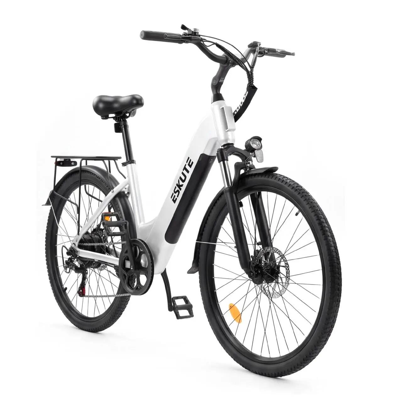 Vélo Électrique Eskute C202, Couple 65Nm, Batterie 48V 17.5Ah, Pneus 26×2.1" 3/4