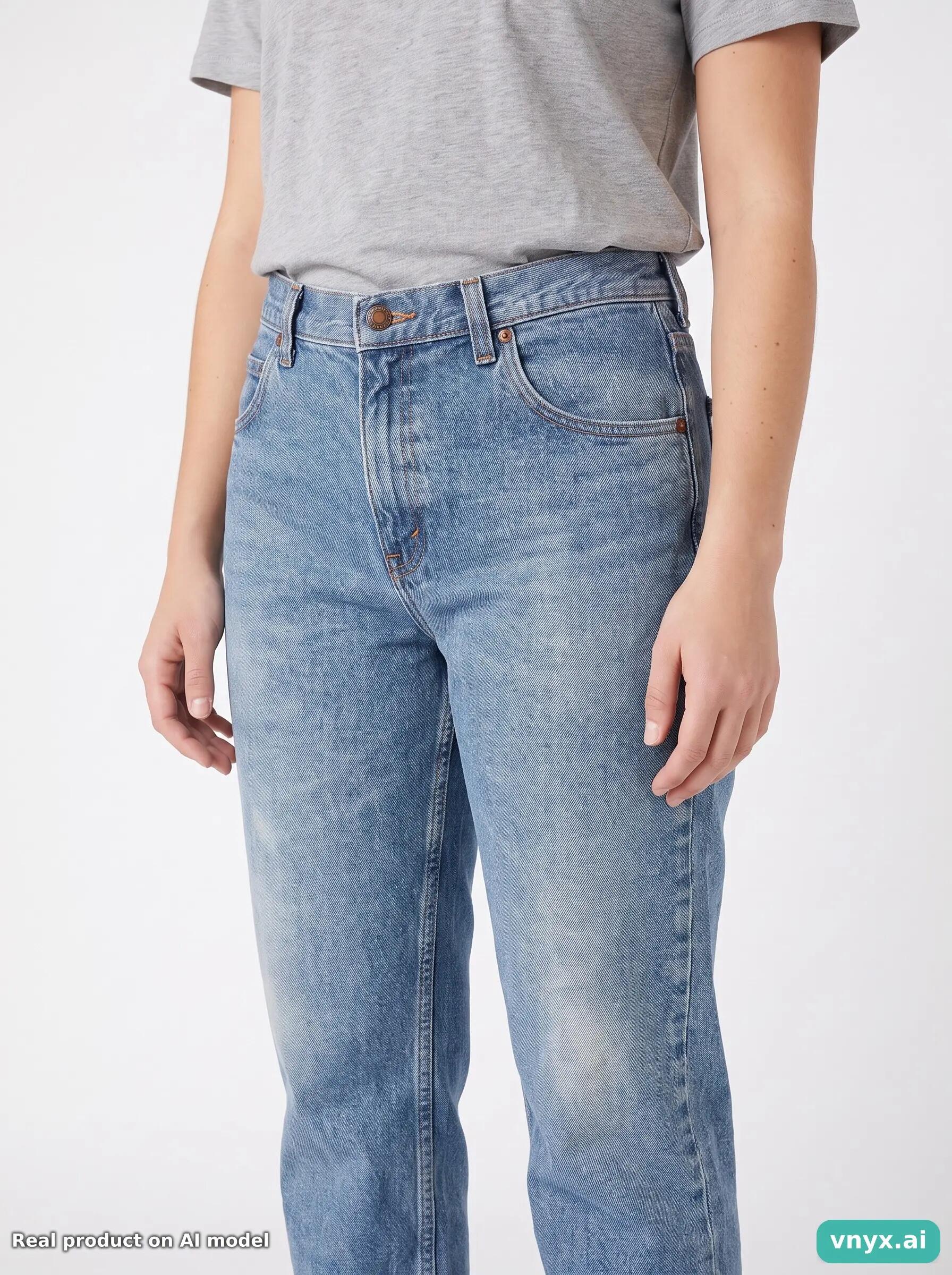 Second Life - Vintage Wrangler Light Blue Jeans Women 34 L30 5/6