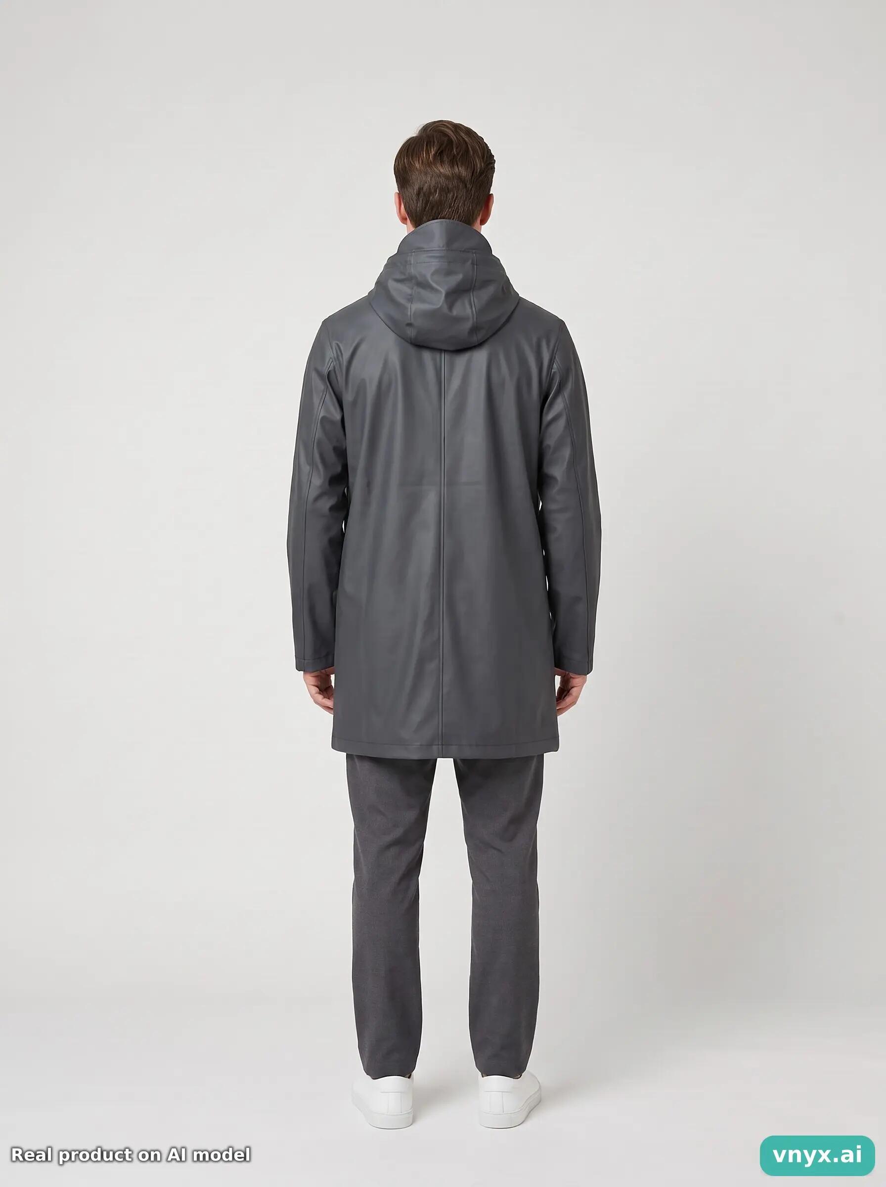 Second Life - Vintage RAINS Dark Grey Outdoor Jacket Men M 4/5