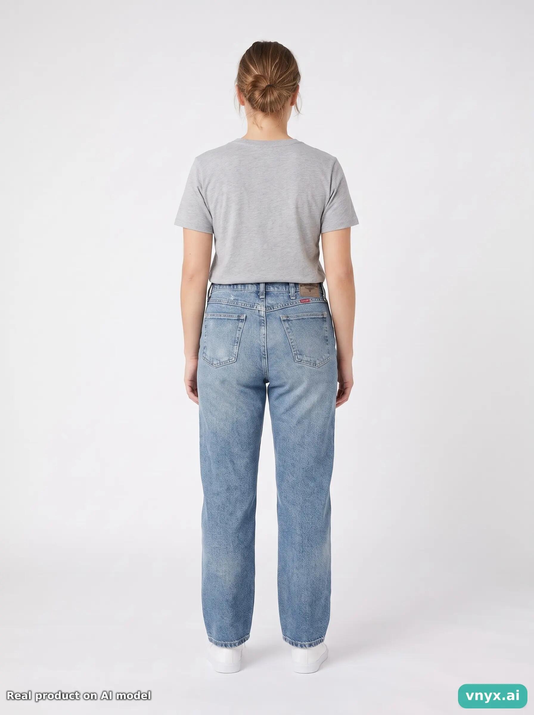 Second Life - Vintage Wrangler Light Blue Jeans Women 34 L30 4/6
