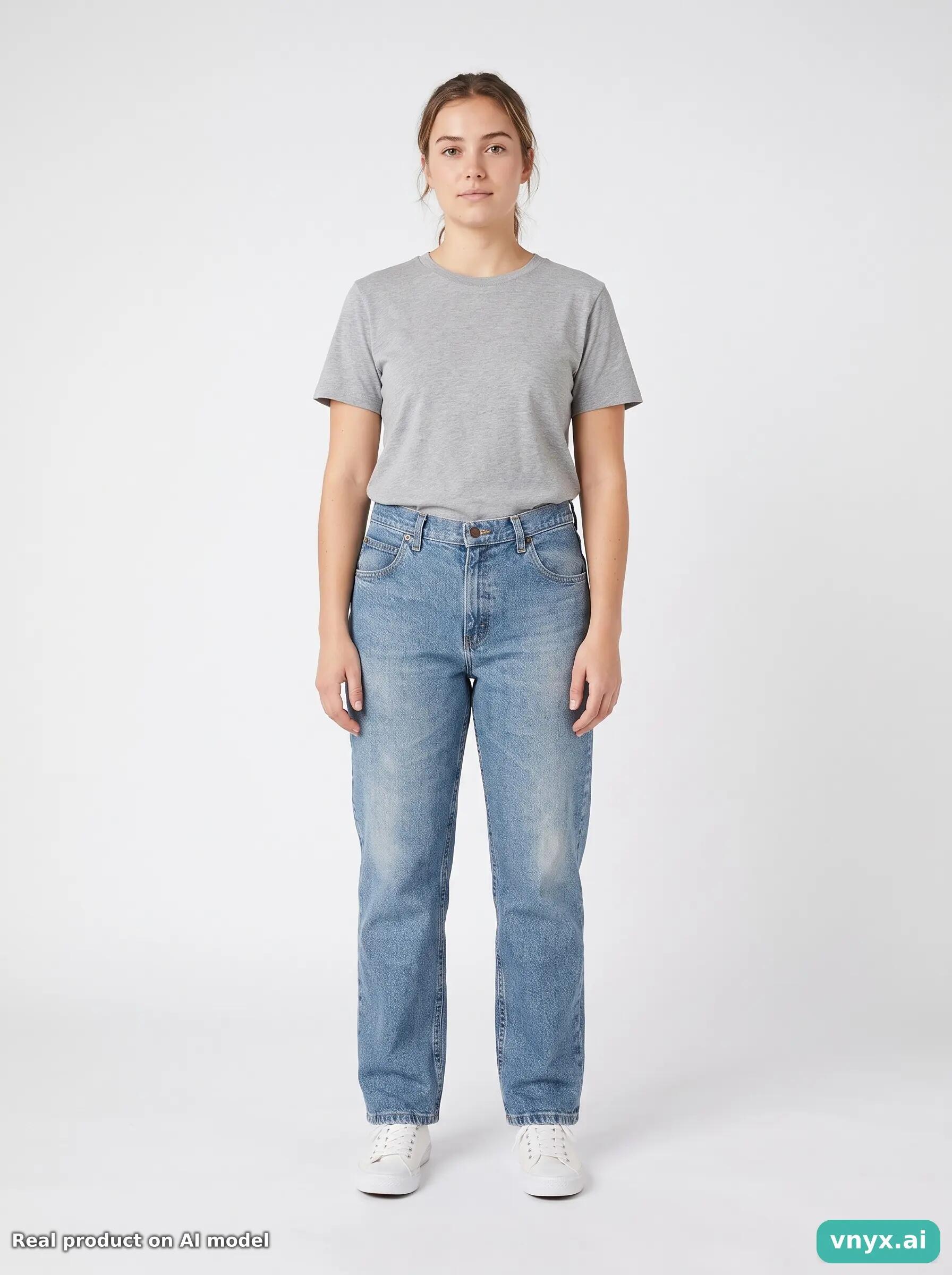 Second Life - Vintage Wrangler Light Blue Jeans Women 34 L30 3/6